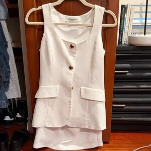 Amanda Uprichard Elegant White Romper